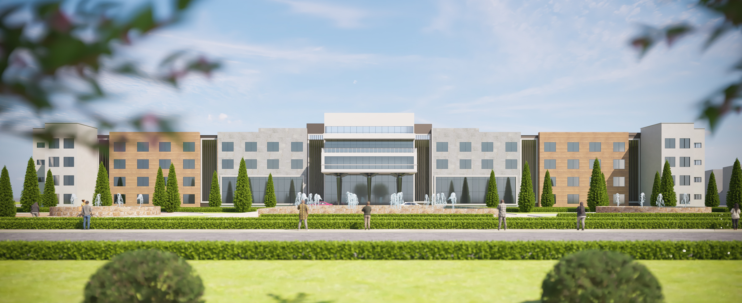 rendering of an educational block